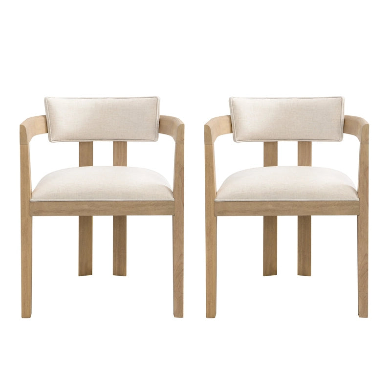 Modern Upholstered Dining Armchair – product view