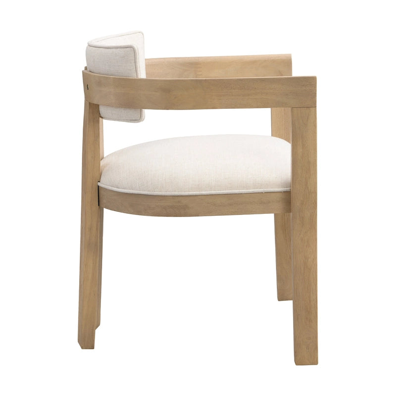 Modern Upholstered Dining Armchair – product view