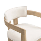 Modern Upholstered Dining Armchair – product view