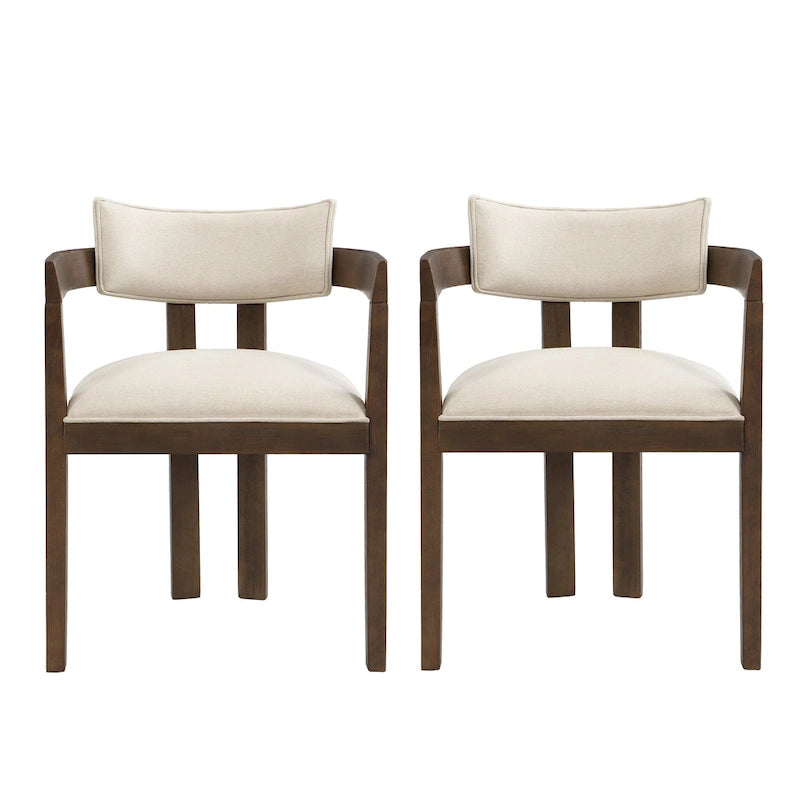 Modern Upholstered Dining Armchair – product view