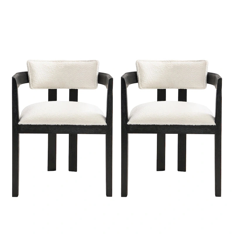 Modern Upholstered Dining Armchair – product view