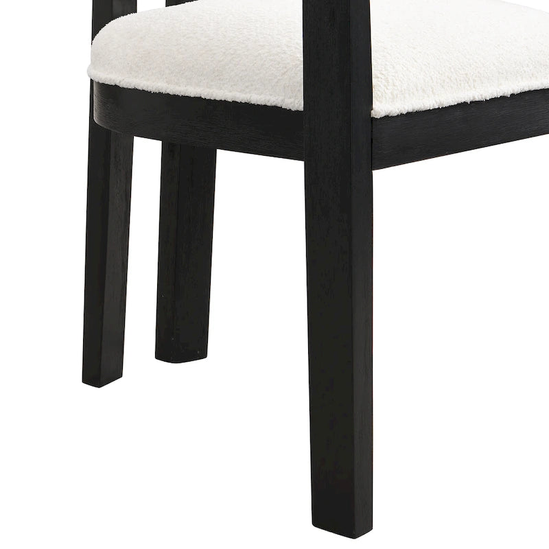 Modern Upholstered Dining Armchair – product view