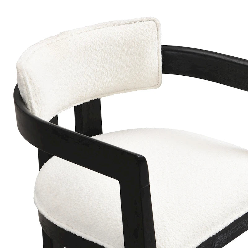 Modern Upholstered Dining Armchair – product view