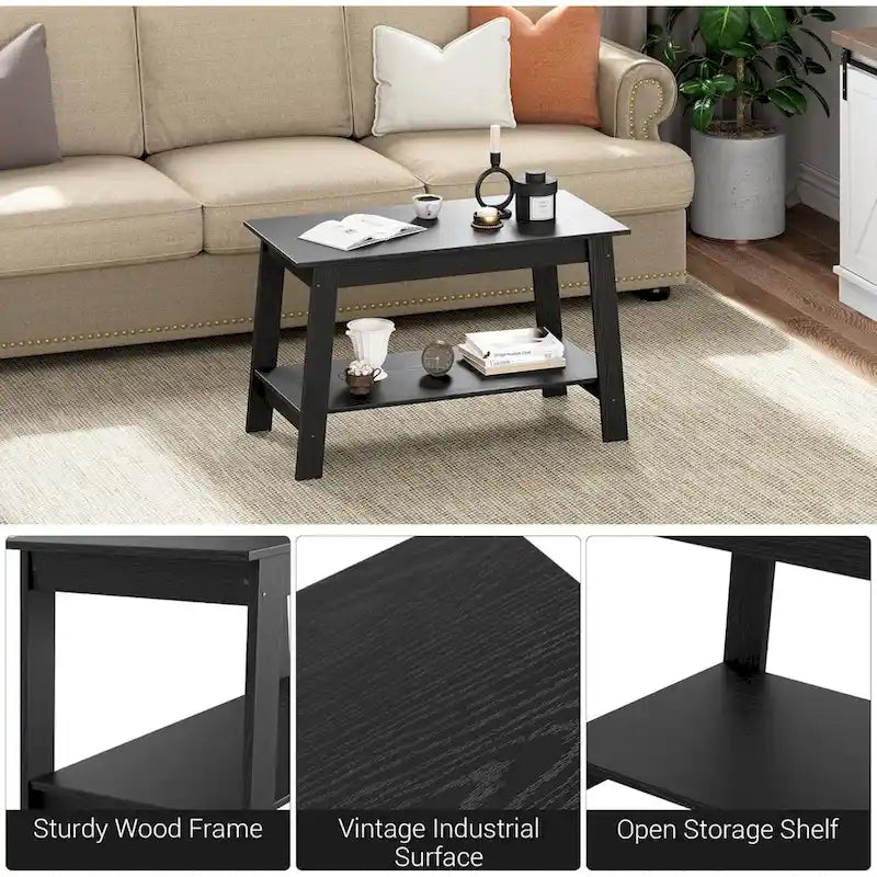 Rustic Small Coffee Table – product view