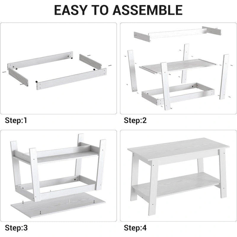 Rustic Small Coffee Table – product view