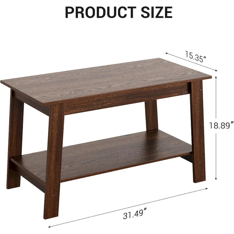 Rustic Small Coffee Table – product view