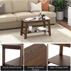 Rustic Small Coffee Table – product view