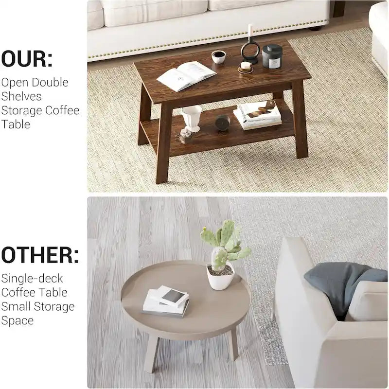 Rustic Small Coffee Table – product view