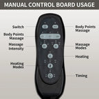 Black Power Lift Recliner with Massage, Heat & Heavy Duty Frame – product view