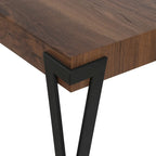 Industrial Wood and Metal Coffee Table, 110.2 cm W × 62.2 cm D × 43.2 cm H – product view