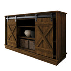 Vintage-Style Sideboard with X-Shaped Sliding Doors – product view