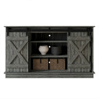Vintage-Style Sideboard with X-Shaped Sliding Doors – product view