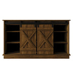 Vintage-Style Sideboard with X-Shaped Sliding Doors – product view