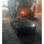 Genuine Marble Block Coffee Table - Black Marble – product view