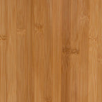 Mid-Century Natural Bamboo Wood 1-Door End Table – product view