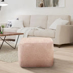 Glam 61 cm Velvet Upholstered Pouf – product view