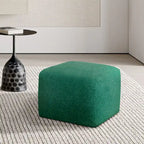 Glam 61 cm Velvet Upholstered Pouf – product view