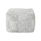 Glam 61 cm Velvet Upholstered Pouf – product view