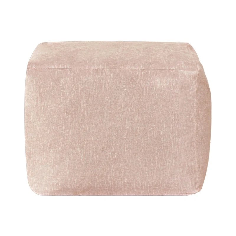 Glam 61 cm Velvet Upholstered Pouf – product view