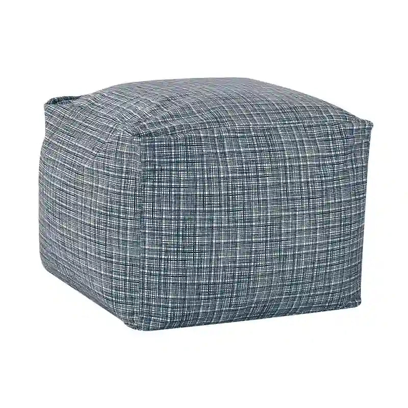 Glam 61 cm Velvet Upholstered Pouf – product view