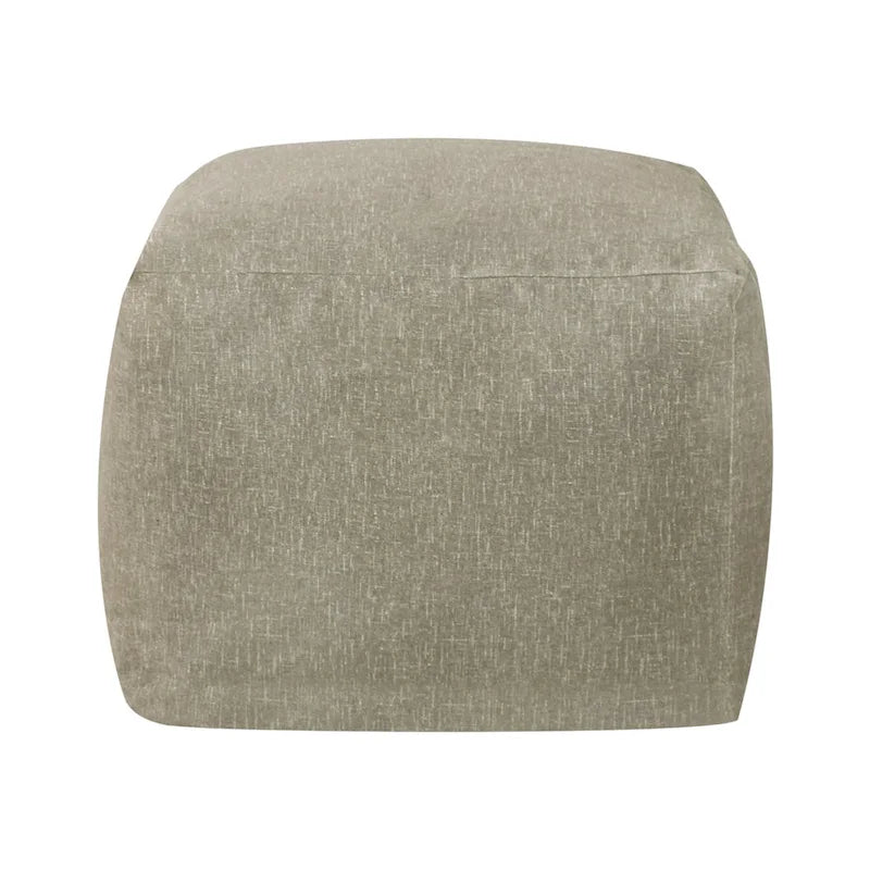 Glam 61 cm Velvet Upholstered Pouf – product view