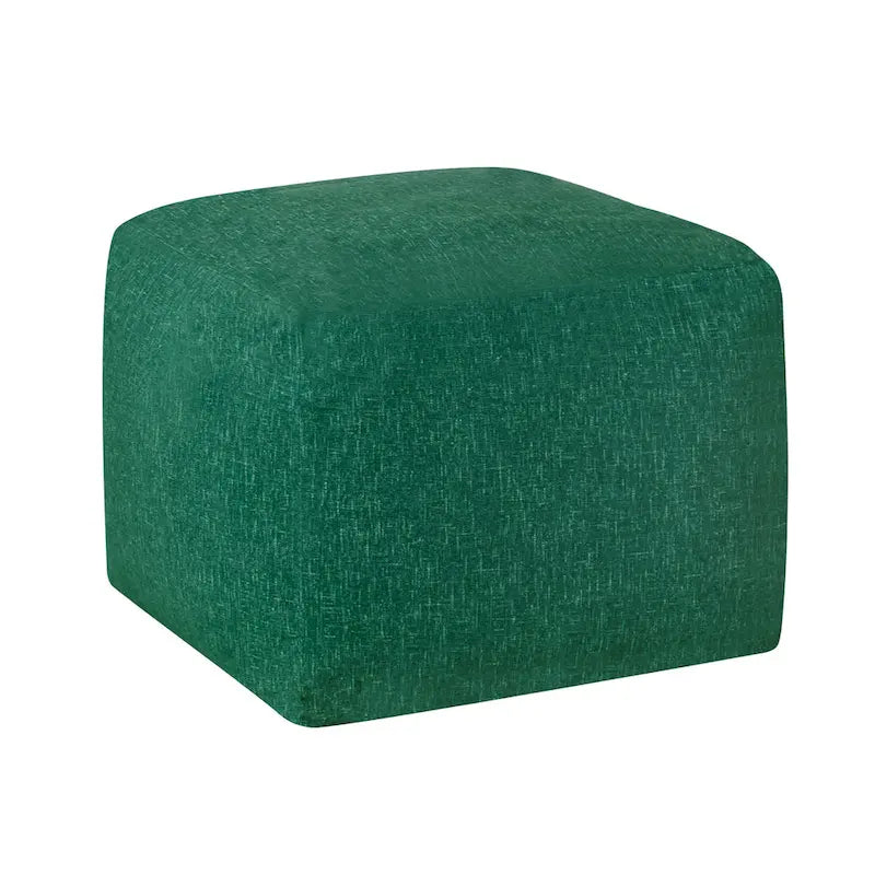Glam 61 cm Velvet Upholstered Pouf – product view