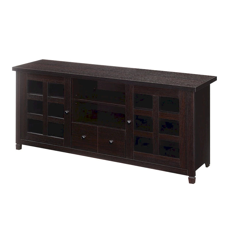 TV Stand with 1 Drawer, Cabinets and Shelves for TVs up to 165.1 cm – product view