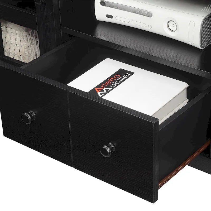TV Stand with 1 Drawer, Cabinets and Shelves for TVs up to 165.1 cm – product view