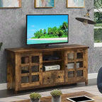 TV Stand with 1 Drawer, Cabinets and Shelves for TVs up to 165.1 cm – product view