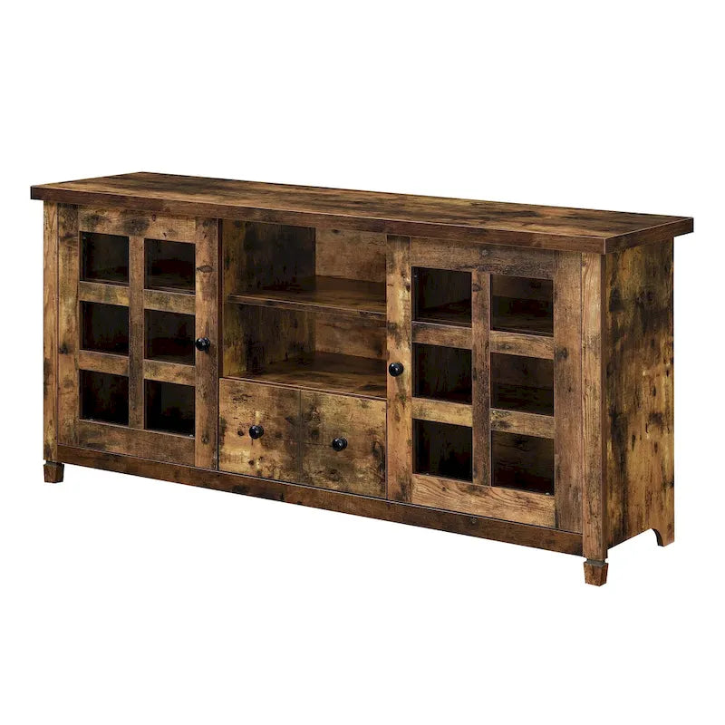 TV Stand with 1 Drawer, Cabinets and Shelves for TVs up to 165.1 cm – product view