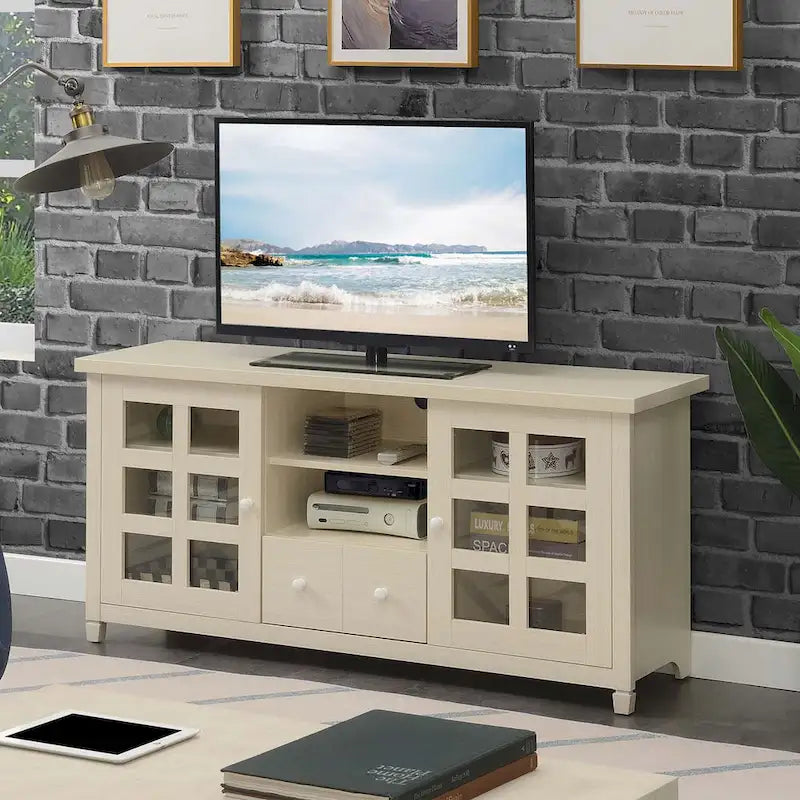 TV Stand with 1 Drawer, Cabinets and Shelves for TVs up to 165.1 cm – product view