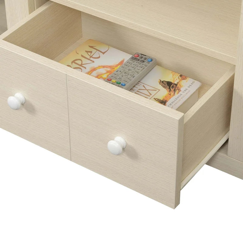 TV Stand with 1 Drawer, Cabinets and Shelves for TVs up to 165.1 cm – product view