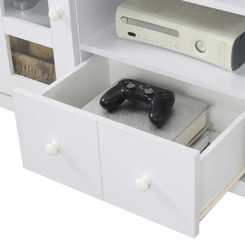 TV Stand with 1 Drawer, Cabinets and Shelves for TVs up to 165.1 cm – product view