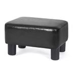 Small Rectangular PU Leather Ottoman Footrest – product view