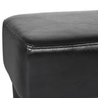 Small Rectangular PU Leather Ottoman Footrest – product view