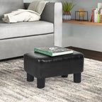 Small Rectangular PU Leather Ottoman Footrest – product view