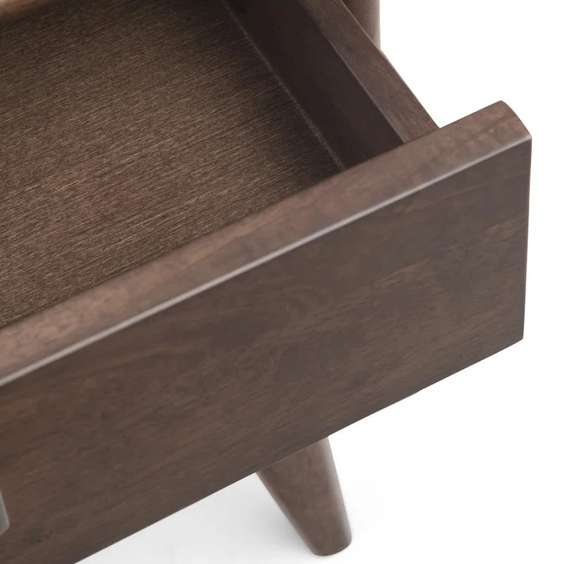 Solid Hardwood Rectangular End Table, 55.9 × 50.8 × 55.9 cm – product view
