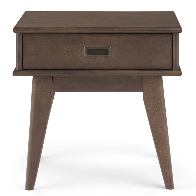 Solid Hardwood Rectangular End Table, 55.9 × 50.8 × 55.9 cm – product view