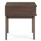 Solid Hardwood Rectangular End Table, 55.9 × 50.8 × 55.9 cm – product view