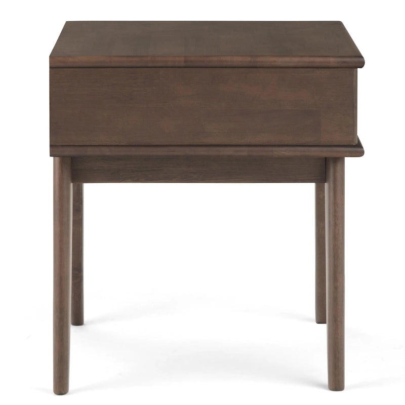 Solid Hardwood Rectangular End Table, 55.9 × 50.8 × 55.9 cm – product view