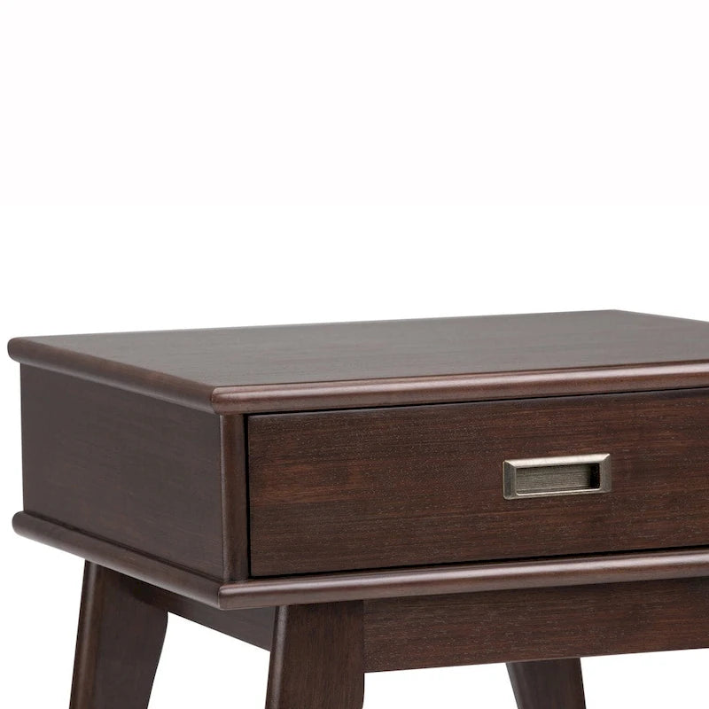 Solid Hardwood Rectangular End Table, 55.9 × 50.8 × 55.9 cm – product view