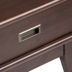 Solid Hardwood Rectangular End Table, 55.9 × 50.8 × 55.9 cm – product view