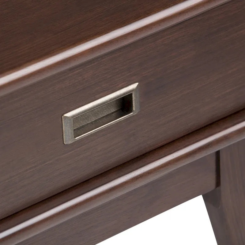 Solid Hardwood Rectangular End Table, 55.9 × 50.8 × 55.9 cm – product view