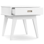 Solid Hardwood Rectangular End Table, 55.9 × 50.8 × 55.9 cm – product view