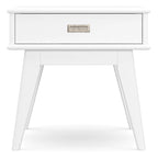Solid Hardwood Rectangular End Table, 55.9 × 50.8 × 55.9 cm – product view