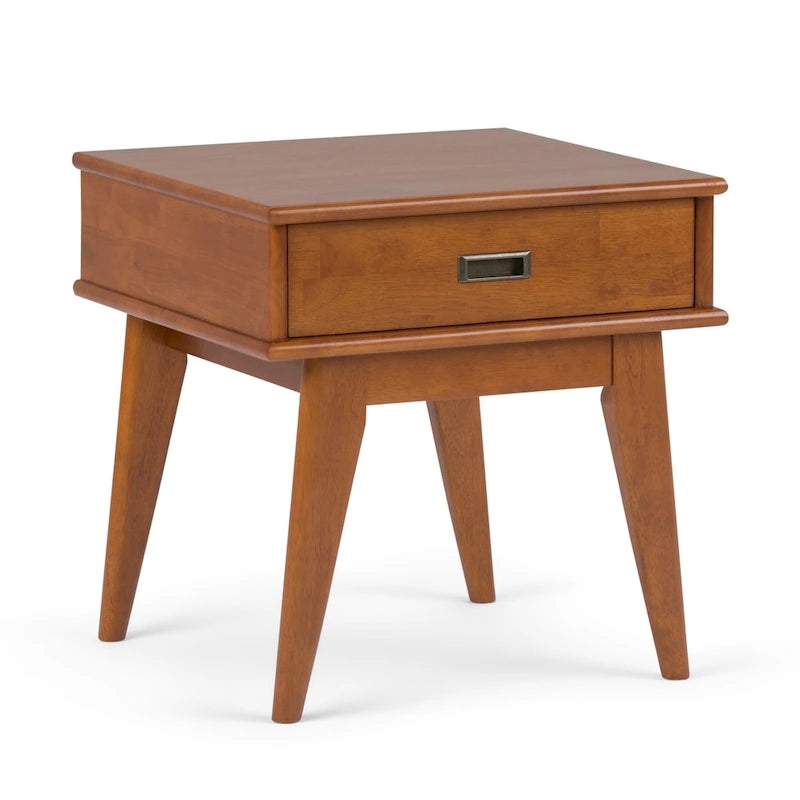Solid Hardwood Rectangular End Table, 55.9 × 50.8 × 55.9 cm – product view