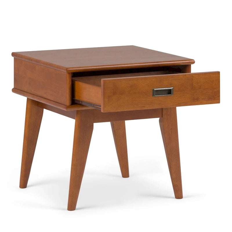 Solid Hardwood Rectangular End Table, 55.9 × 50.8 × 55.9 cm – product view