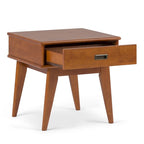 Solid Hardwood Rectangular End Table, 55.9 × 50.8 × 55.9 cm – product view