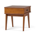 Solid Hardwood Rectangular End Table, 55.9 × 50.8 × 55.9 cm – product view