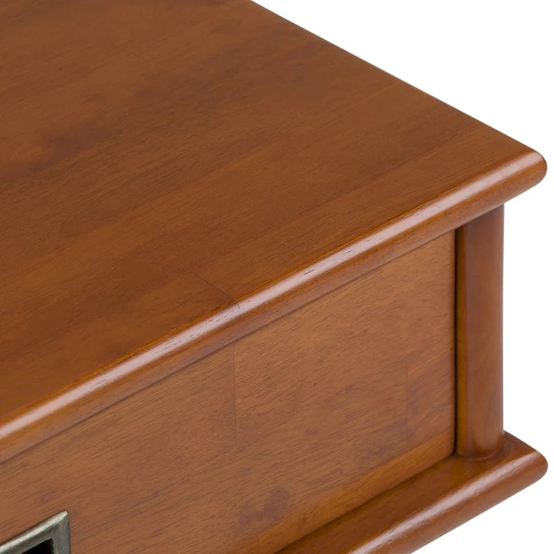 Solid Hardwood Rectangular End Table, 55.9 × 50.8 × 55.9 cm – product view